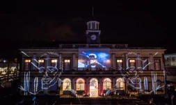 Hôtel de ville projection fèt kaf