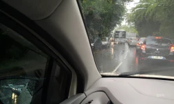 Embouteillage route de la Montagne