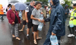 Des bouteilles dans l'usine Nestlé Waters à Vittel, dans les Vosges, le 19 juillet 2010