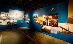 Début de l'exposition "Saint-Leu, du café aux musées"