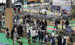 Le Salon de lâagriculture Ă Paris, le 21 fĂ©vrier 2026. LUDOVIC MARIN / AFP