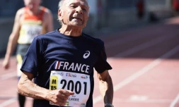 Michel Claverie, médaille d\'or mondiaux athlétisme vétéran