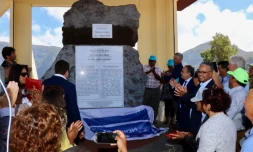 André Thien Ah Koon inaugure le nouveau captage d'eau Edgar Avril