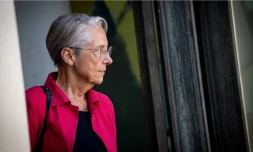 La ministre de l'Education nationale, Elisabeth Borne, le 27 août 2025 à Paris. (AMAURY CORNU / HANS LUCAS / AFP)