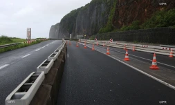 Eboulis route du littoral 