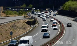 Route du littoral : boucons dans le sens Saint-Denis - La Possession