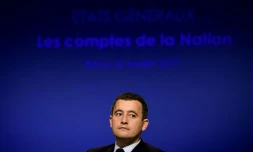 Le ministre des Comptes publics, Gérald Darmanin, à Paris le 6 juillet 2017