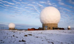 La base spatiale de Pituffik, dans le nord du Groenland, le 4 octobre 2023