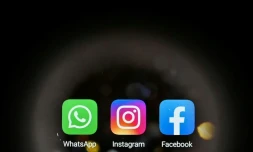 Les logos de Whatsapp, Instagram et Facebook