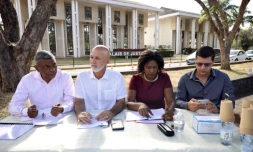 Gerald Maillot et son équipe