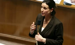 La ministre chargée des Personnes handicapées, Charlotte Parmentier-Lecocq, le 2 décembre 2025 à Paris. ( AFP / Thomas SAMSON )