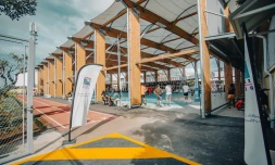 Saint-Denis: plateau sportif de Joinville fait peau neuve après huit mois de travaux