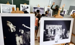 Thierry Gauliris fait découvrir à des élèves La Réunion lontan