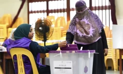 Les Maldives ont voté samedi au second tour de l'élection présidentielle ( AFP / Mohamed Afrah )