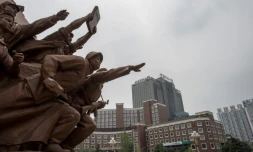 Photo de l'hôpital de Shenyang en Chine où le dissident et prix Nobel de la paix Liu Xiaobo a succombé à un cancer du foie le 13 juillet 2017.