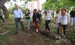 visite de senateurs au chaudron avec Bareigts et Belim 