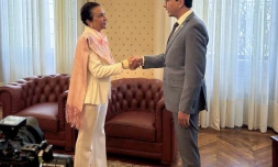 Huguette Bello rencontre Andry Rajoelina