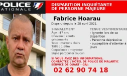 disparition inquiétante fabrice hoarau