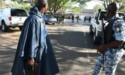Les forces de sécurité ivoiriennes à la station balnéaire de Grand-Bassam, le 13 mars 2016