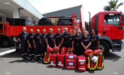 7à pompiers du 70 sont prêts à partir à Madagascar (Enawo)