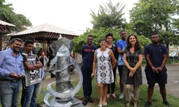 Inauguration d\'une sculpture 