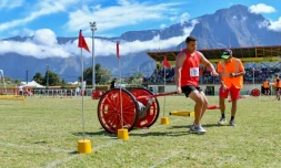 Parcours sportif : les sapeurs-pompiers de La Réunion en compétition à l'Entre-Deux