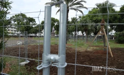 Saint-Denis, rénovation des jardins de la préfecture