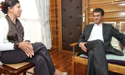 Manuel Valls et Nassimah Dindar