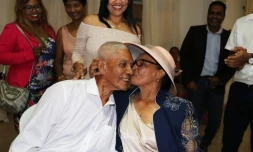noces de platine, époux Rosalie, 70 ans de mariage, Saint-Leu