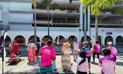 Saint-Denis : dans les quartier, la danse pour créer du lien et parler du cancer du sein