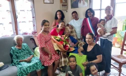 Saint-Paul : joyeux anniversaire à Emilienne, qui fête ses 101 ans