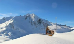 Photo non datée du site de l'avalanche qui a tué cinq légionnaires près de Valfréjus le 18 janvier 2016