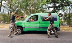 Les élèves gendarmes adjoints volontaires péi suivaient leur dernière semaine de formation.