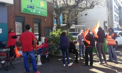 Grève syndicat Union mutualité solidarité