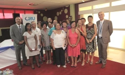 Remise de médailles du travail aux agents du CHU