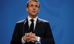 Emmanuel Macron à Berlin, le 18 novembre 2018