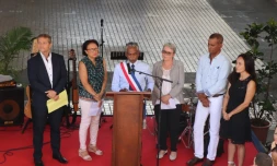 Inauguration de la médiathèque Michel Adélaide
