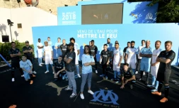 Joueurs de l'OM, le 4 juillet 2018