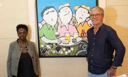 Saint-Denis : exposition de "l’oeil de levi" à la villa de la Région