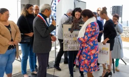 Tampon: Remises des clé de la résidence de la plaines des cafres