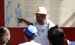 Visite guidée au four à chaux pierre