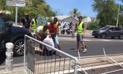 Bagarre à Saint-Gilles sur un barrage