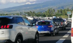 rivière des Galets, embouteillage, bouchon, accident