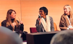 Ericka Bareigts présente la politique séniors de la ville de Saint-Denis à Paris