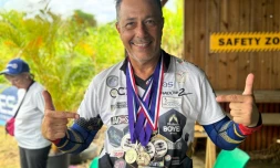 Le Réunionnais David Geslin champion de tir sportif de vitesse