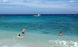 pose de filets à Boucan