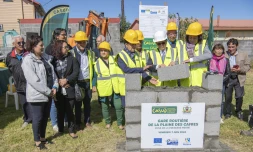 Plaine des Cafres : pose de la première pierre de la gare routière