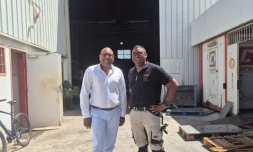 Le président de la CCI visite l'entreprise SCMP, spécialisée dans la mécanique de précision