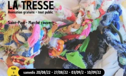 La Tresse : des ateliers de tressage collectif organisés à Saint-Paul 