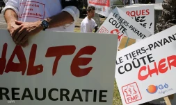 Manifestation des professionnels de santé